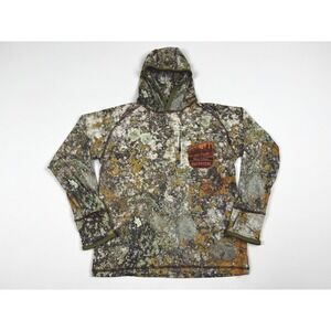 Deep Creek Fly Lichen vs Granite Camo Sun Hoody Kids Size 7 NWOT